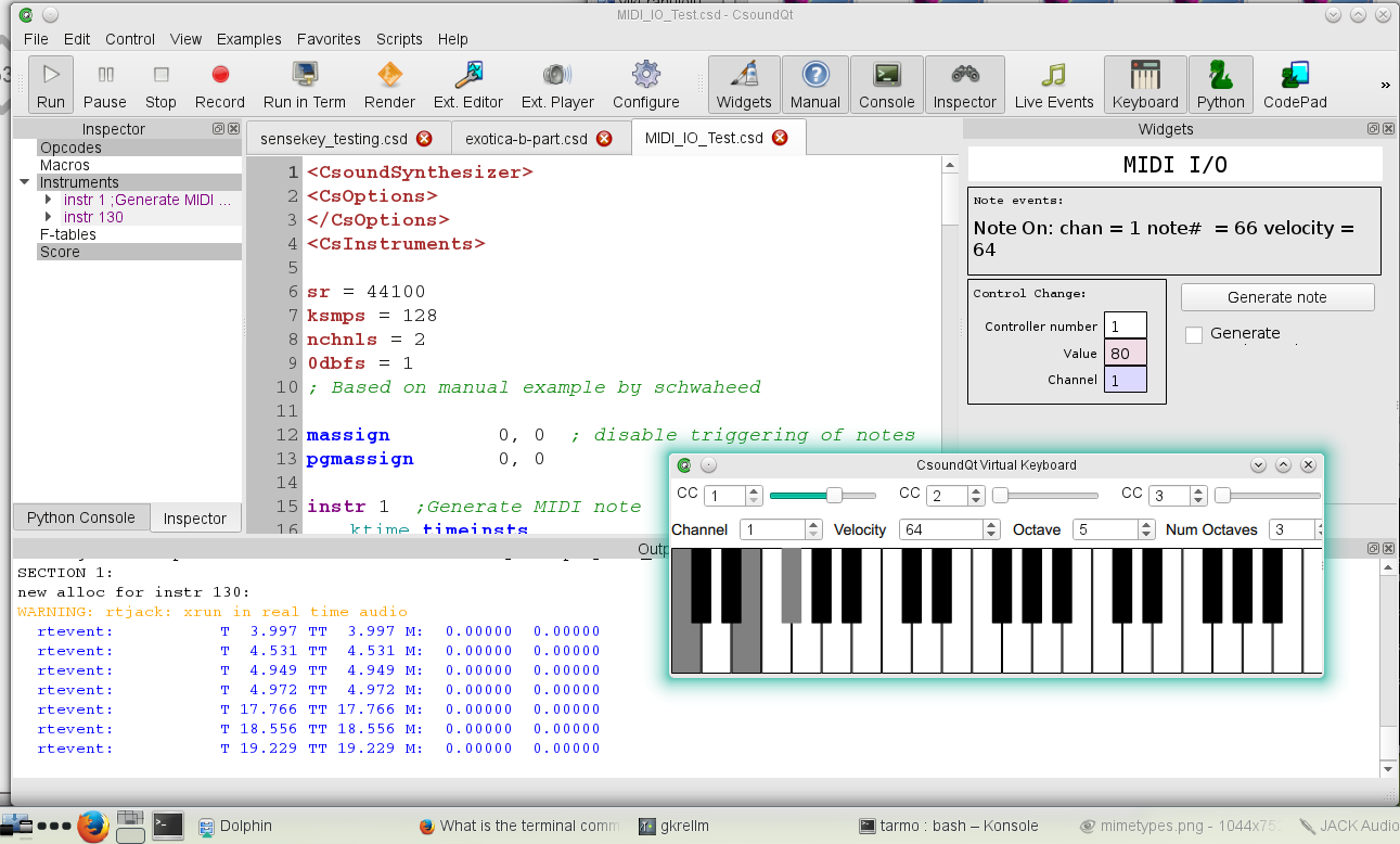 Csound mimetypes